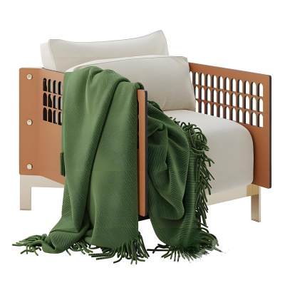 现代布艺单人沙发椅-A102